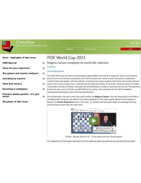 ChessBase Magazine 216 ChessBase Magazine 216