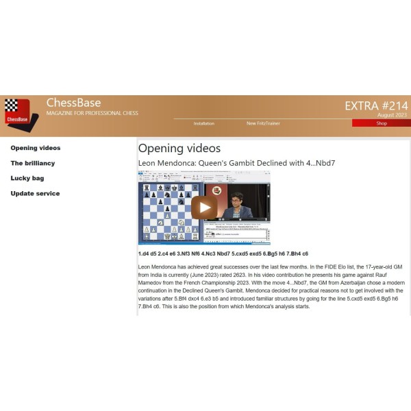 ChessBase Magazine Extra 214