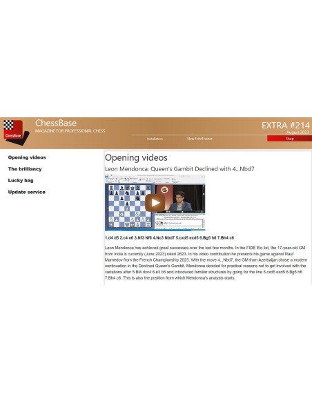 ChessBase Magazine Extra 214