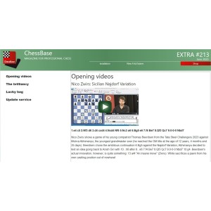 ChessBase Magazine Extra 213 2