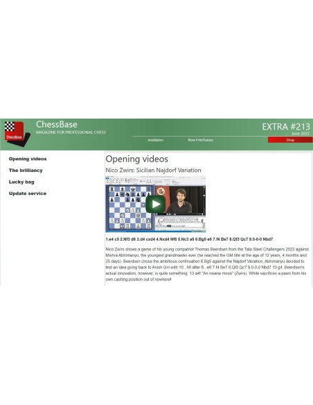 ChessBase Magazine Extra 213